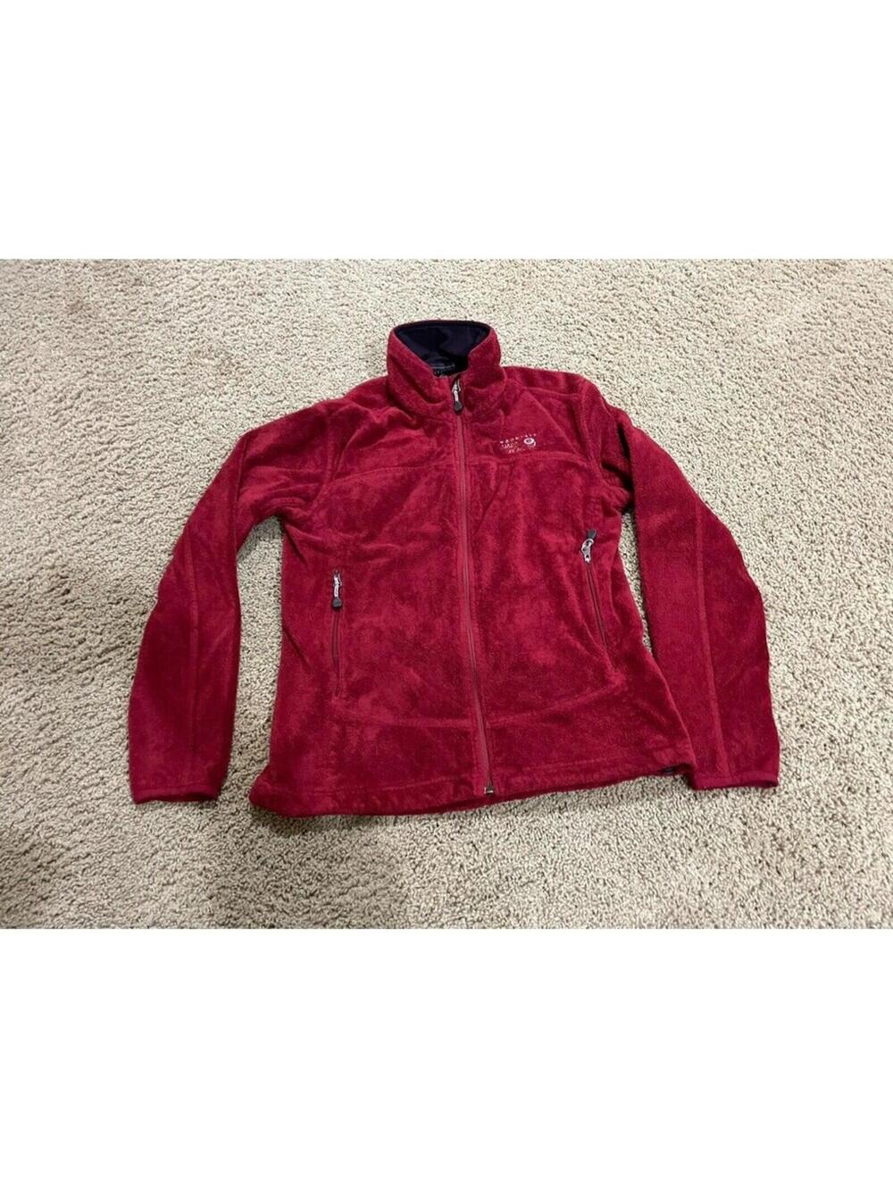Mountain Hardware Pyxis Soft Fleece Jacket Women’s Size SMALL / Technical Maroon